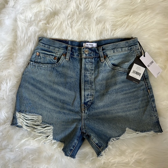 Levi’s Re/Done 50s shorts ✨new with tags✨blue OUT OF STOCK $225 - Picture 10 of 14